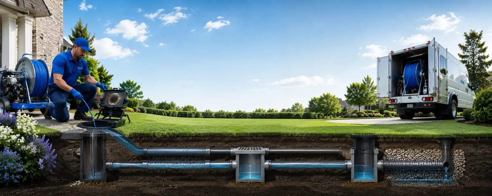 Outdoor drain cleaning information for Northborough, MA